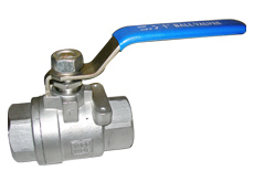 Q11F-16P二片式不锈钢内螺纹球阀