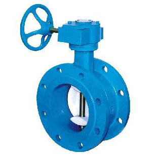 双偏心法兰式蝶阀